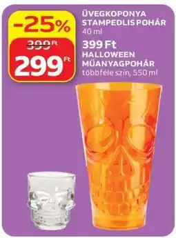 Auchan ÜVEGKOPONYA STAMPEDLIS POHÁR ajánlat