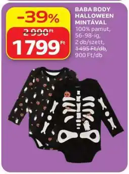 Auchan BABA BODY HALLOWEEN MINTÁVAL ajánlat