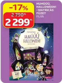 Auchan HUHÚÚÚ, HALLOWEEN! – MATRICÁS FÜZET ajánlat