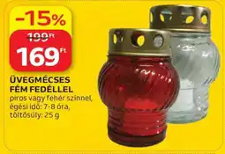 Auchan Üvegmécses fém fedéllel ajánlat
