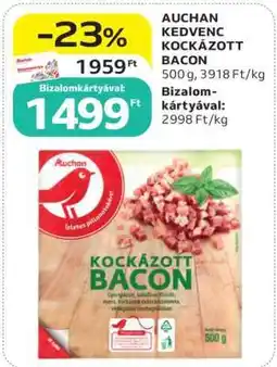 Auchan AUCHAN KEDVENC KOCKÁZOTT BACON ajánlat
