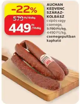 Auchan Auchan Kedvenc Szárazkolbász ajánlat