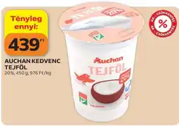 Auchan Auchan Kedvenc Tejföl ajánlat