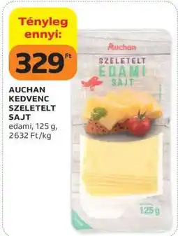 Auchan Auchan Kedvenc Szeletelt Sajt ajánlat