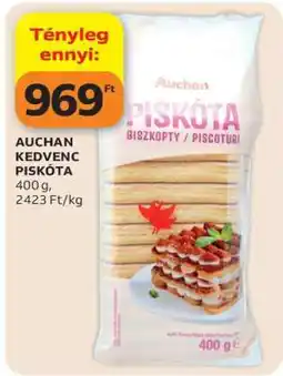 Auchan Auchan Kedvenc Piskóta ajánlat