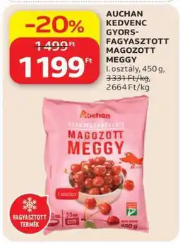 Auchan Auchan Kedvenc Gyorsfagyasztott Magozott Meggy ajánlat