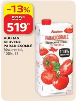 Auchan Auchan Kedvenc Paradicsomlé ajánlat