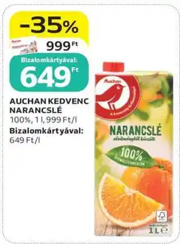 Auchan AUCHAN KEDVENC NARANCSLÉ ajánlat