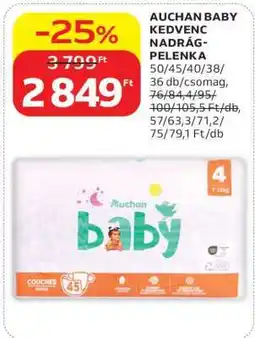 Auchan AUCHAN BABY KEDVENC NADRÁG-PELENKA ajánlat