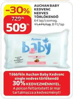 Auchan Auchan Baby Kedvenc Nedves Törlőkendő ajánlat