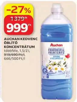 Auchan Auchan Kedvenc Öblítő Koncentrátum ajánlat