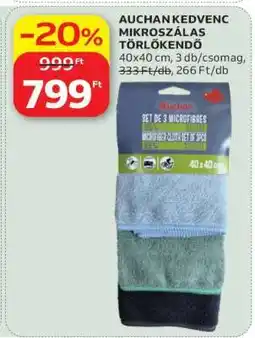 Auchan Auchan Kedvenc Mikroszálas Törlőkendő ajánlat