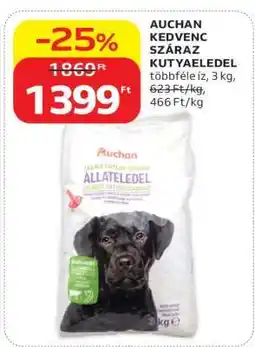 Auchan Auchan Kedvenc Száraz Kutyaeledel ajánlat
