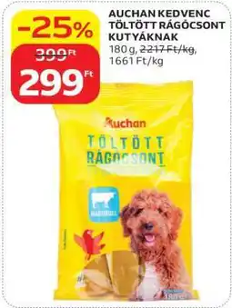 Auchan AUCHAN KEDVENC TÖLTÖTT RÁGÓCSONT KUTYÁKNAK ajánlat