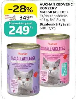 Auchan AUCHAN KEDVENC KONZERV MACSKAELEDEL ajánlat