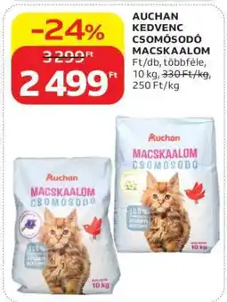 Auchan AUCHAN KEDVENC CSOMÓSODÓ MACSKAALOM ajánlat