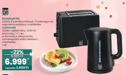 Interspar Sim Pex basic kenyérpirító vízforraló ajánlat