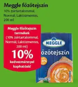 EcoFamily Meggle főzőtejszín ajánlat