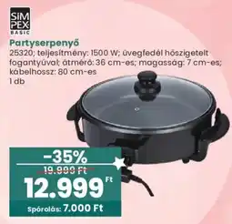 Interspar SimpeX Basic partyserpenyő ajánlat