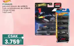 Interspar Hot Wheels F1 kisautó ajánlat