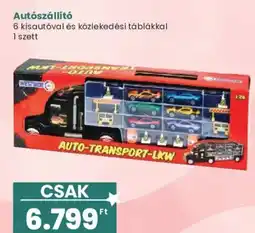 Interspar Westside autószállító ajánlat