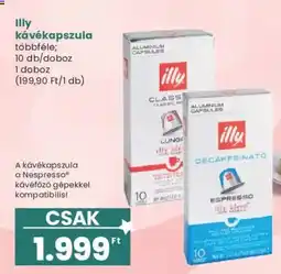 Interspar illy kávékapszula ajánlat