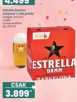 Interspar Estrella Damm sörpack ajánlat