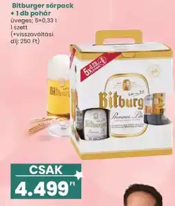 Interspar Bitburger sörpack ajánlat