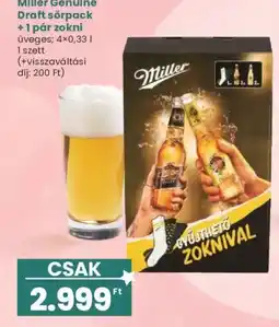 Interspar Miller Genuine Draft sör ajánlat
