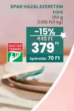 Interspar spar hazai szeretem túró ajánlat