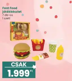 Interspar Fast Food játékkészlet ajánlat