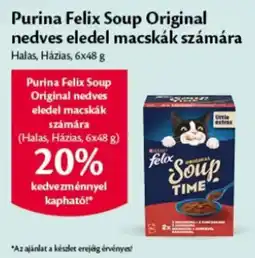 EcoFamily Purina felix soup original nedves eledel macskák számára ajánlat