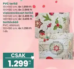 Interspar terítővédő ajánlat