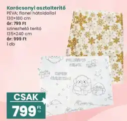 Interspar Karácsonyi asztalterítő ajánlat