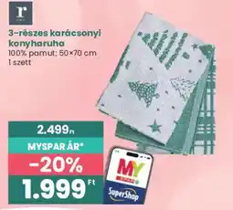 Interspar R 3-részes karácsonyi konyharuha ajánlat