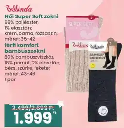 Interspar Bellinda női super soft zokni ajánlat