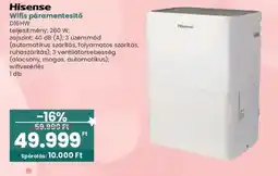 Interspar Hisense wifis páramentesítő D16HW ajánlat