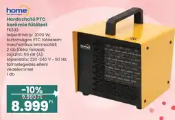 Interspar Home hordozható ptc kerámia fűtőtest ajánlat