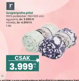 Interspar R series szuperpuha pléd ajánlat