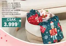 Interspar mintás takaró ajánlat
