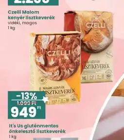 Interspar Czelli kenyér lisztkeverék ajánlat