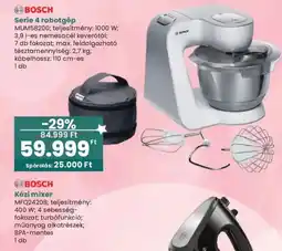 Interspar Bosch serie 4 robotgép ajánlat