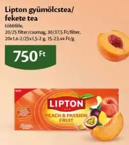 EcoFamily Lipton gyümölcs tea ajánlat