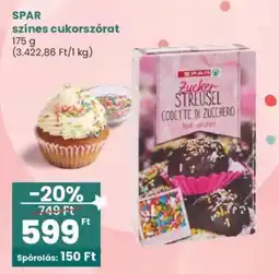 Interspar Spar szines cukorszorat ajánlat