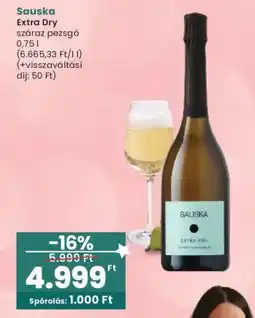 Interspar Sauska pezsgő ajánlat
