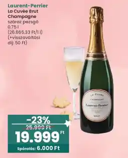 Interspar laurent-perrier la cuvée brut champagne ajánlat