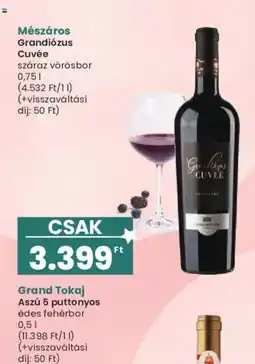 Interspar Mészáros grandiózus cuvée ajánlat
