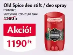 EcoFamily Old Spice deo stift / deo spray ajánlat