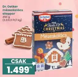Interspar Dr.Oetker mézeskalács alappor ajánlat