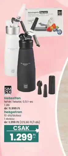 Interspar Habszifon ajánlat